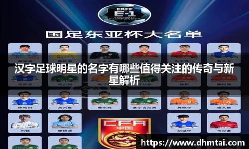 汉字足球明星的名字有哪些值得关注的传奇与新星解析